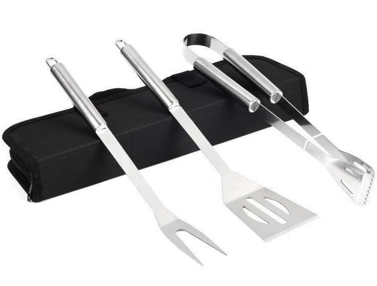 BBQ Grill Tool Set - 3-Piece (With Carry Bag) image