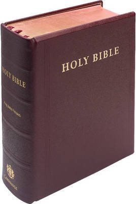 KJV Lectern Bible, Burgundy Goatskin Leather over Boards KJ986:XB image