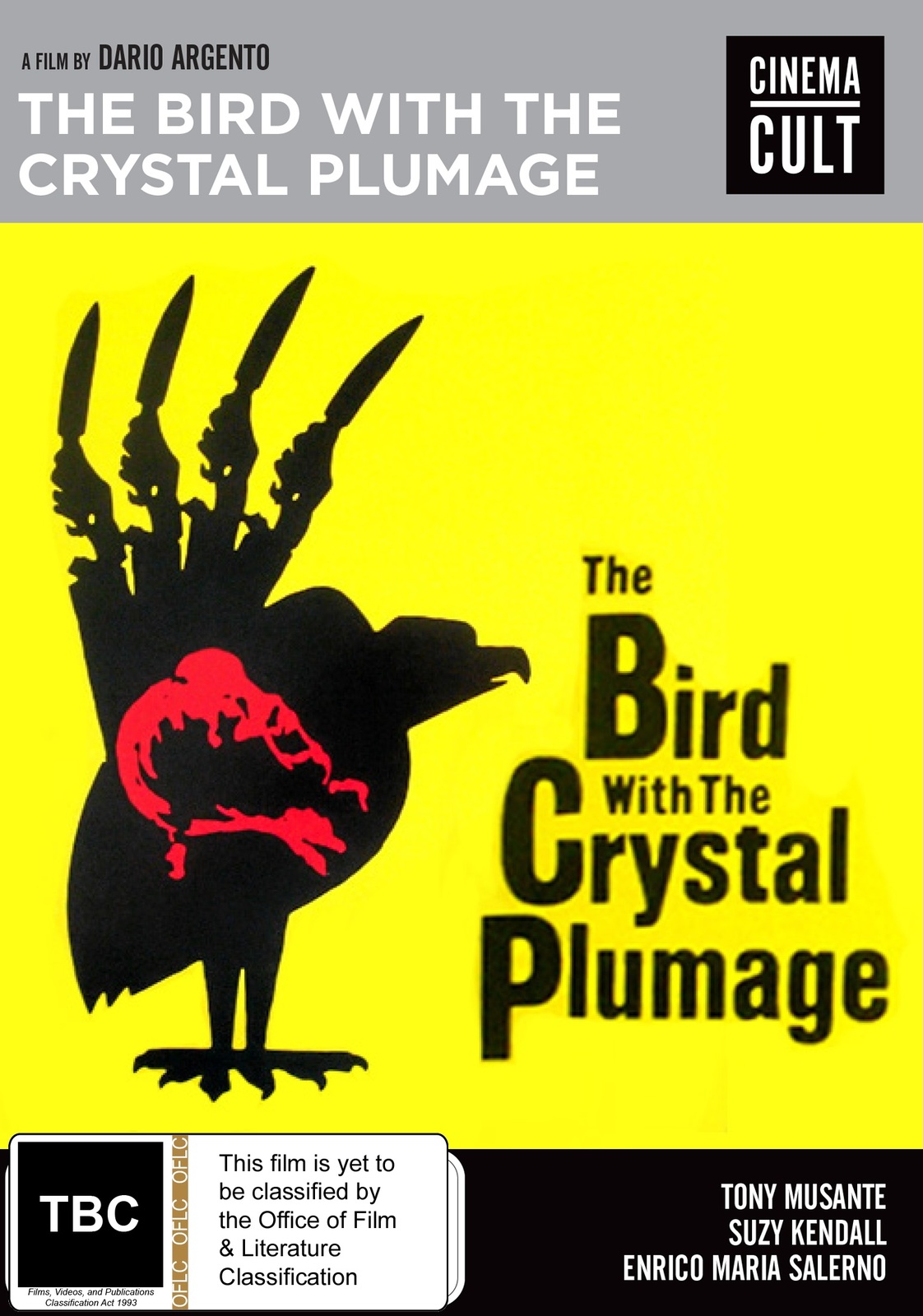 The Bird With The Crystal Plumage on DVD