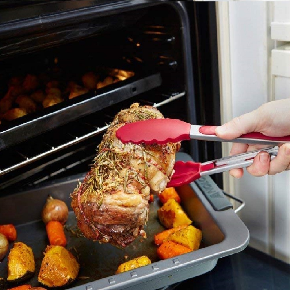 Ape Basics: Stainless Steel Cooking Tongs (Set of 2) image