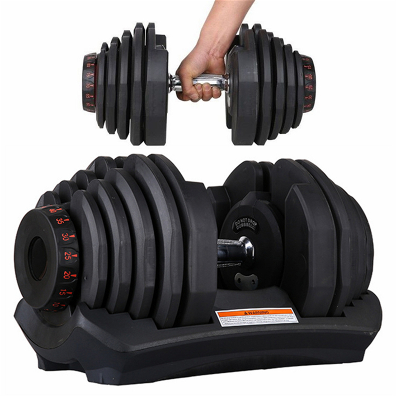 Multi-Weight Smart Adjustable Dumbbell | 5 to 40kg (90lbs) image