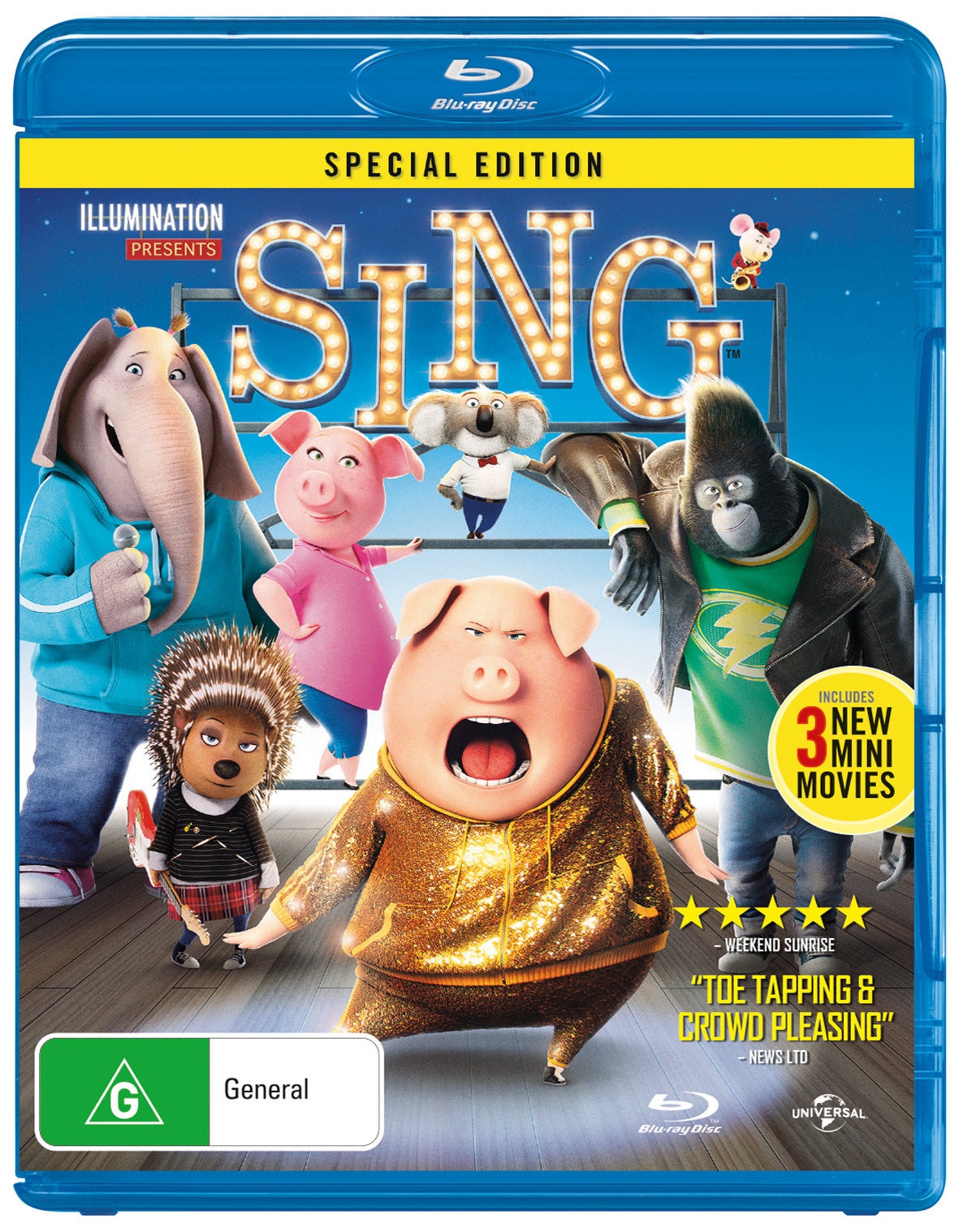 Sing on Blu-ray image