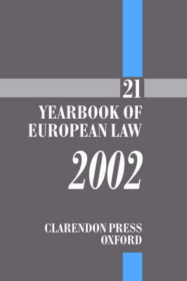 The The Yearbook of European Law: v.21 image