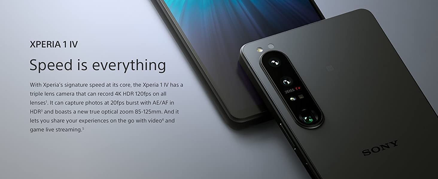Sony Xperia 1 IV (512GB/ 12GB RAM) - Black image