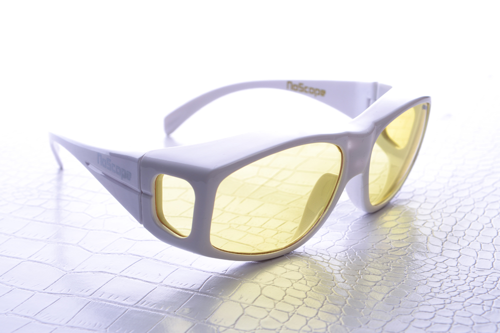 NoScope Golem Gaming Glasses (Rx Compatible) – Frost White image