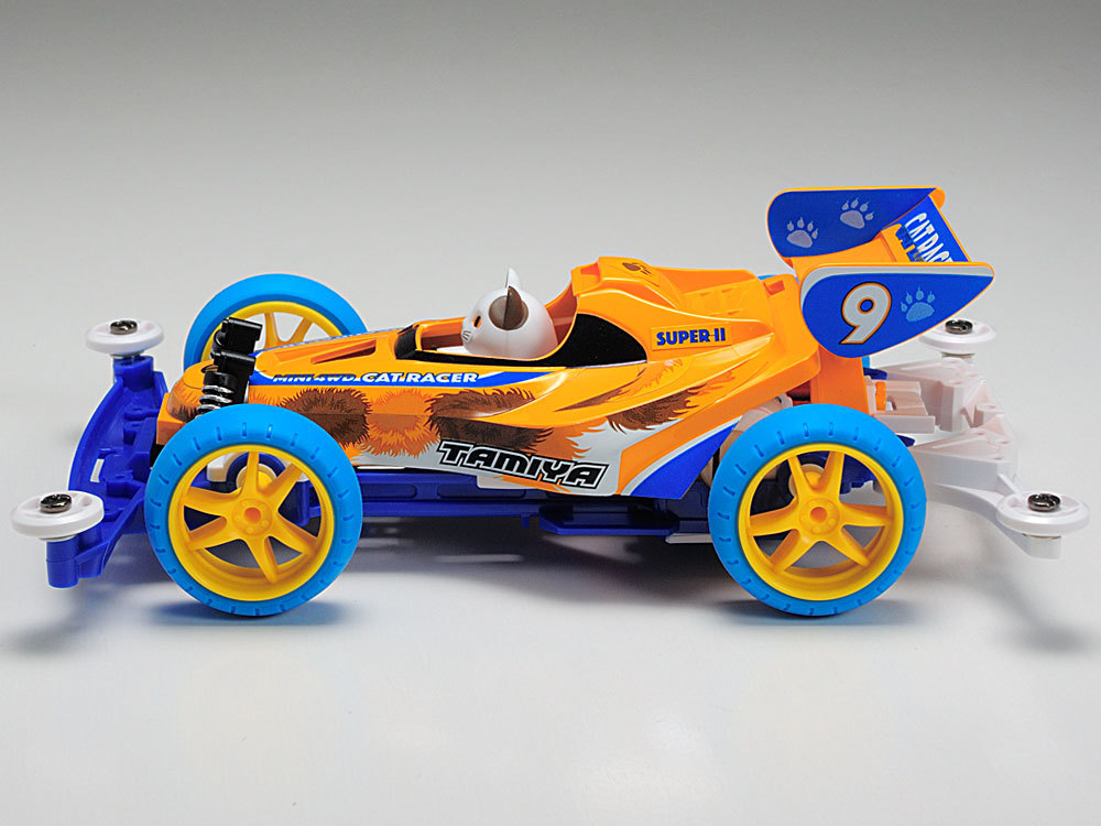 Tamiya Mini 4WD JR Cat Racer LTD EDITION CAR W/CAT - Super II Chassis image