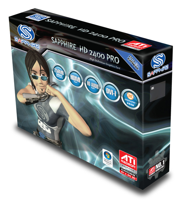 Sapphire Radeon HD2400 Pro 256MB DDR2 PCI-E VGA / DVI / TV-Out image