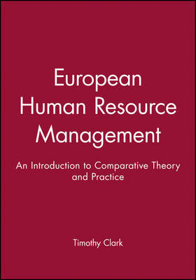 European Human Resource Management on Hardback