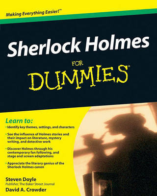 Sherlock Holmes For Dummies by Steven Doyle image