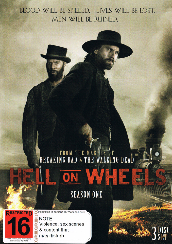 Hell on Wheels - Season One (3DVD) on DVD