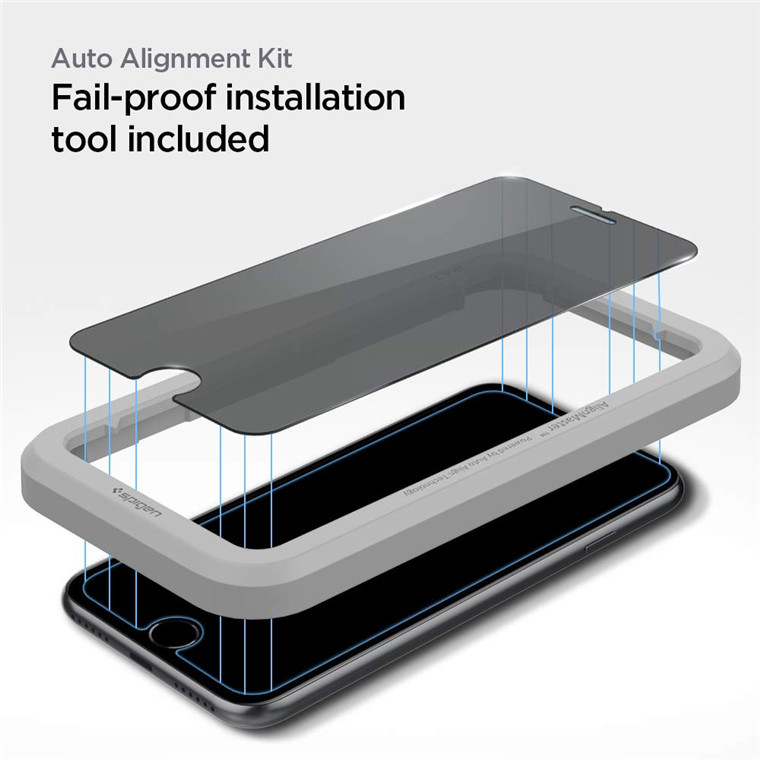 Spigen Premium Privacy Tempered Glass Screen Protector at Mighty