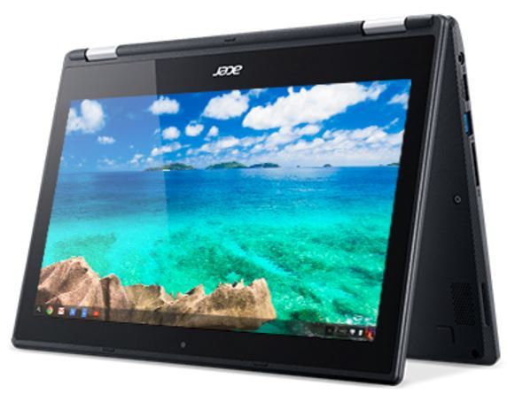 Acer C738T Flip Chromebook 11.6" Touchscreen Intel Celeron N3150 4GB image
