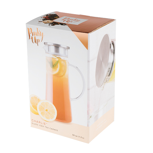 Pinky Up: Charlie Glass - Iced Tea Carafe image