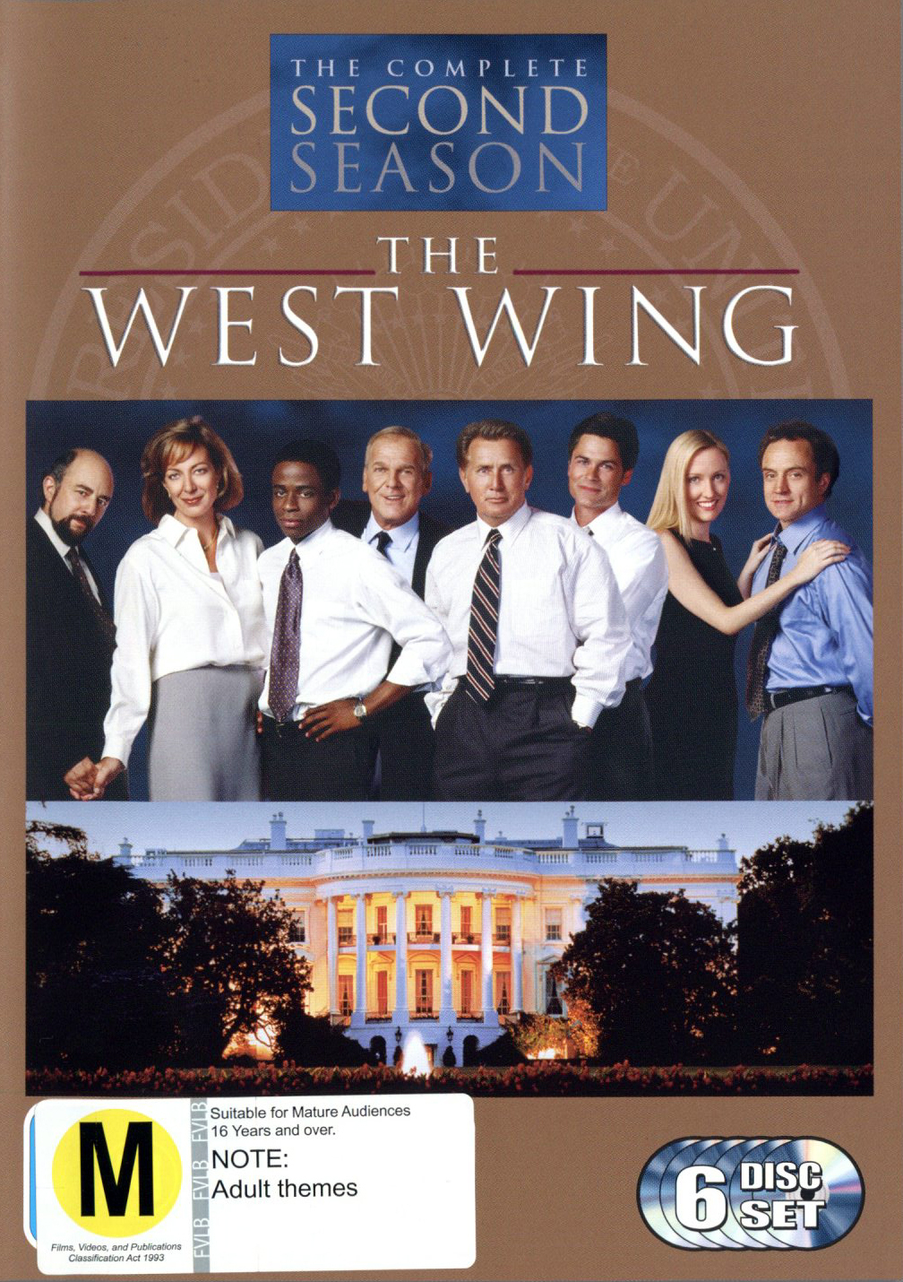 The West Wing - Complete Second Season (6 Disc Box Set) on DVD image