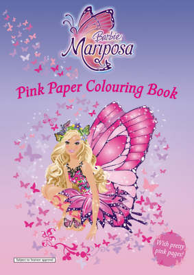 Barbie Mariposa: Pink Paper Colouring Book image