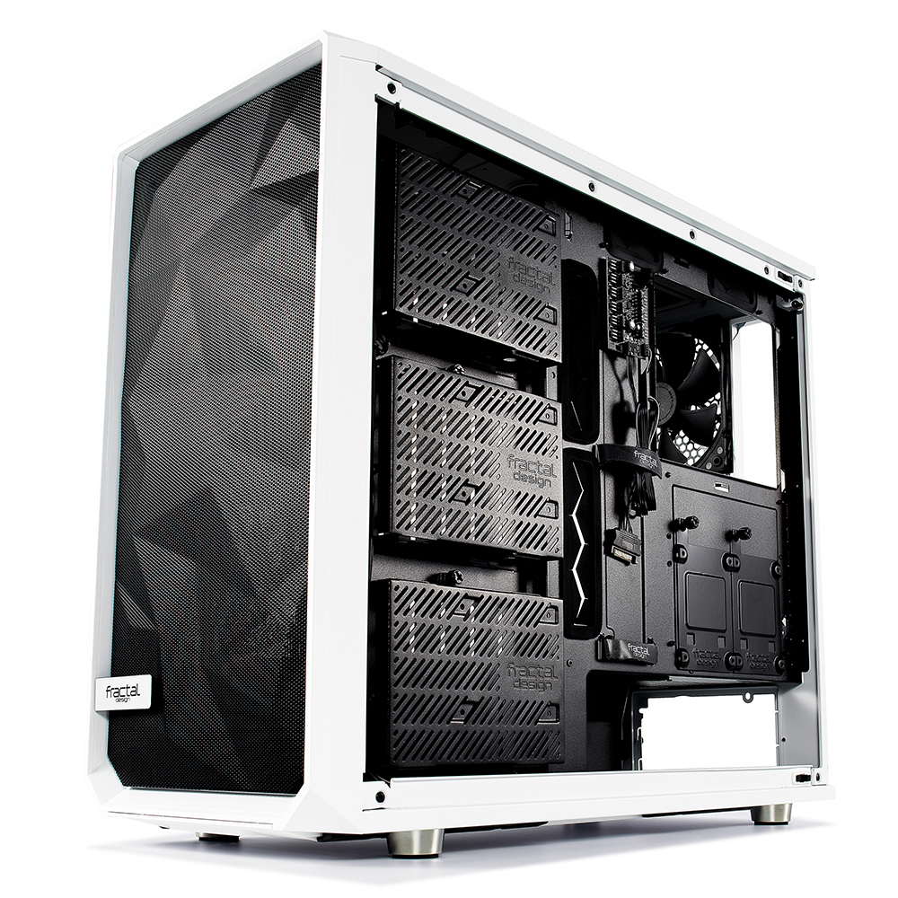 Fractal Design: Meshify S2 - White - Clear Tempered Glass image