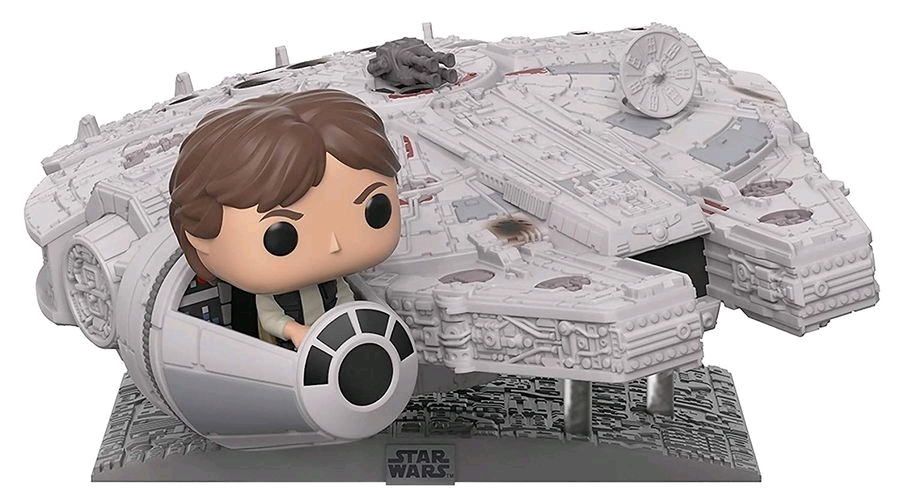 Han Solo & Millennium Falcon - Deluxe Pop! Vinyl Figure image