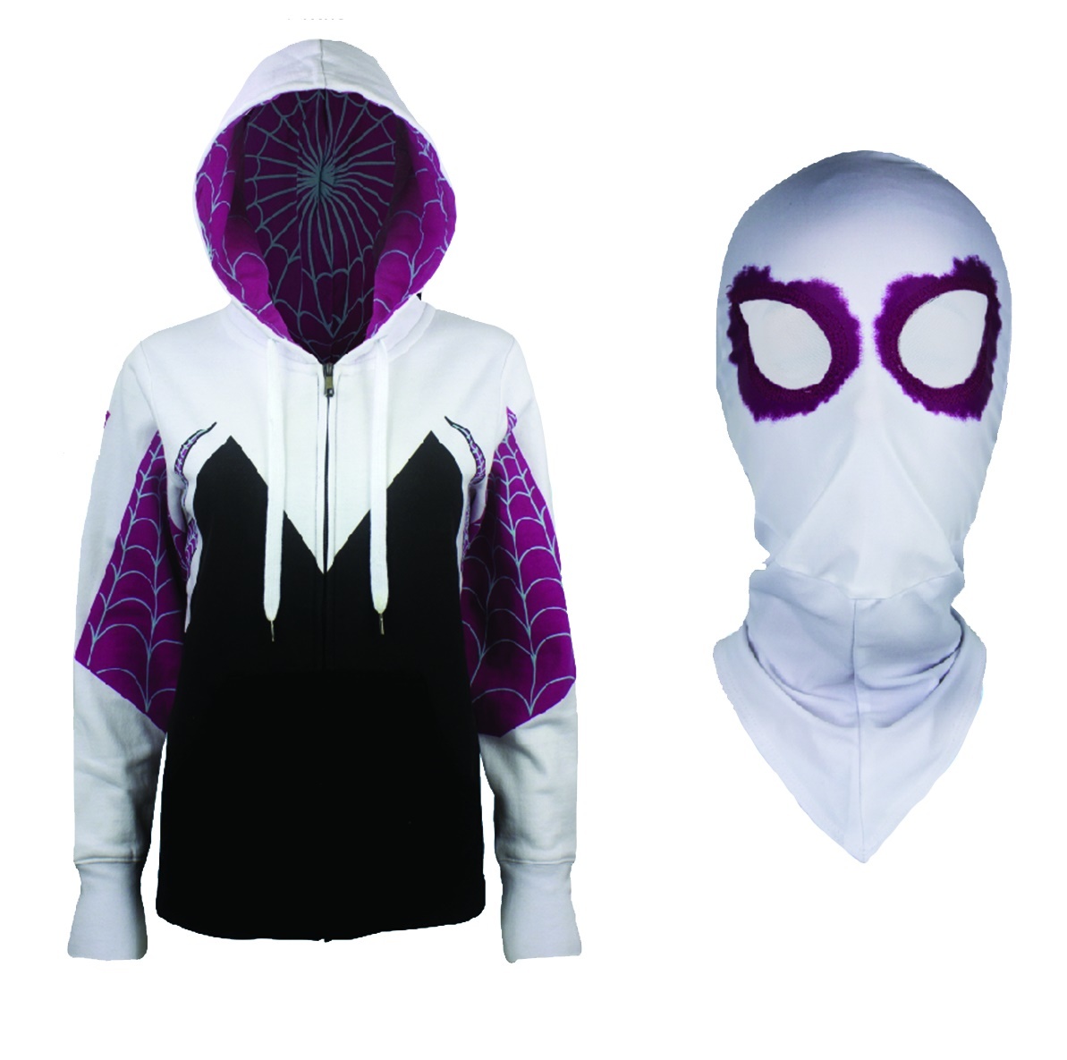 Marvel: Spider-Gwen Women's Hoodie with Mask - Large