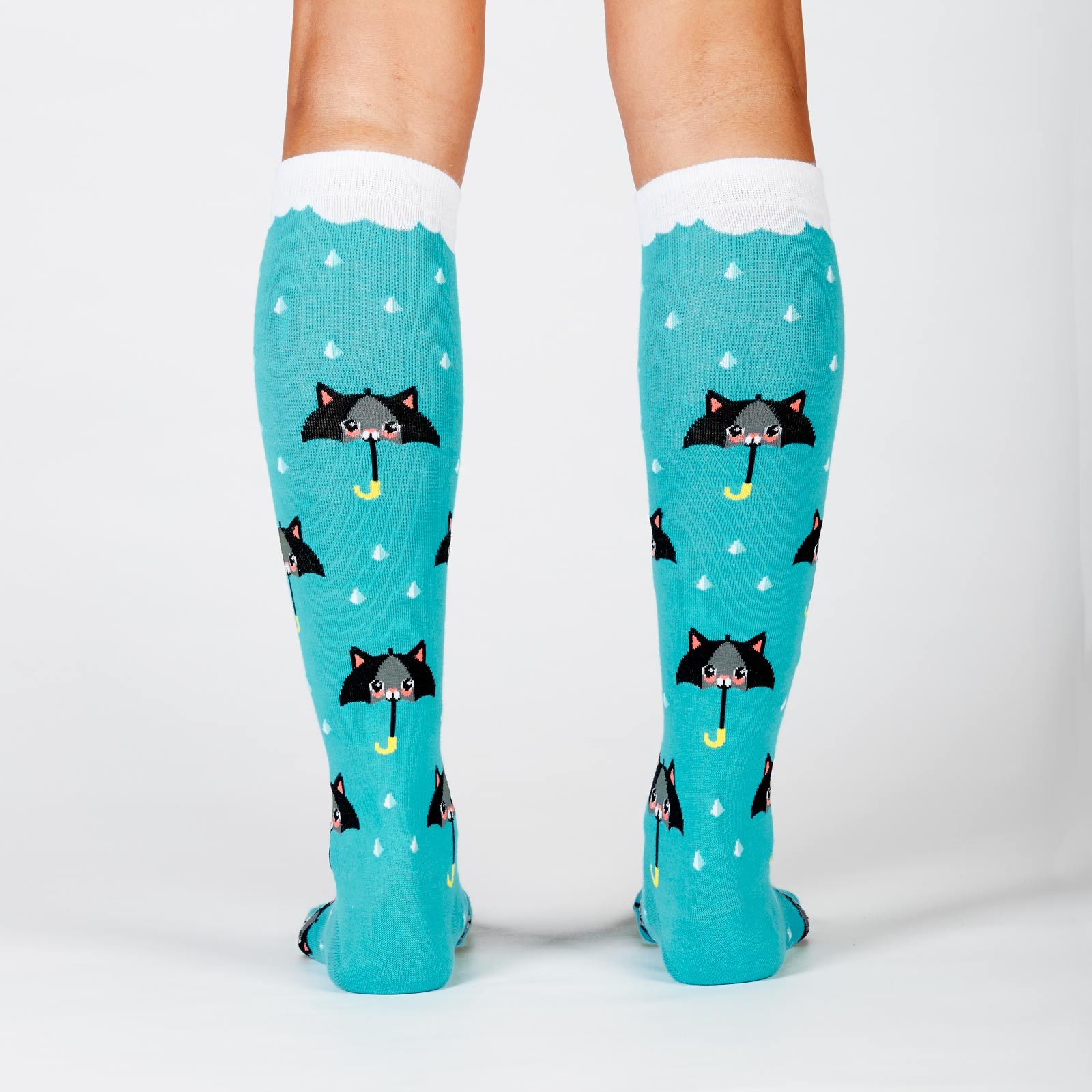 SOCK it to Me: Women's - 50% Chance Of Cats Knee High Socks