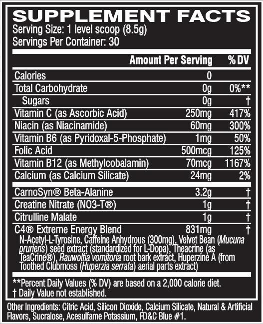 Cellucor: C4 Extreme Energy ID Pre-Workout - Strawberry Kiwi image