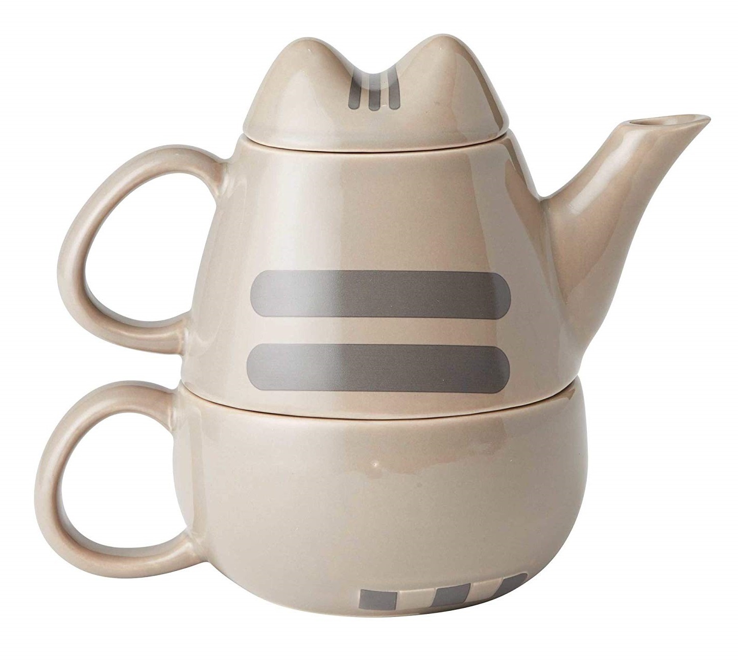 Pusheen the Cat Tea for One 10 oz. Tea Set at Mighty Ape Australia