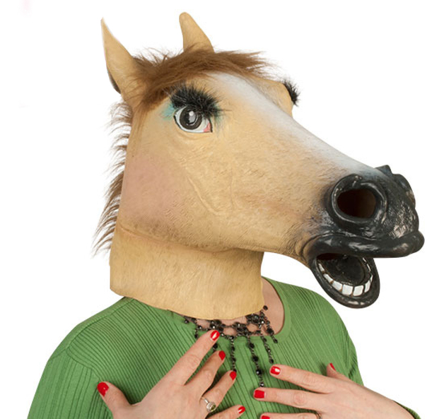 Horse Head Mask Boy's at Mighty Ape Australia