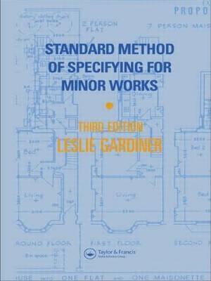 Standard Method of Specifying for Minor Works by Leslie W. Gardiner image