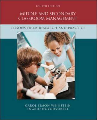 Middle and Secondary Classroom Management: Lessons from Research and Practice by Carol Simon Weinstein image