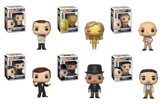 FUNKO Pop vinyl James bond bundle