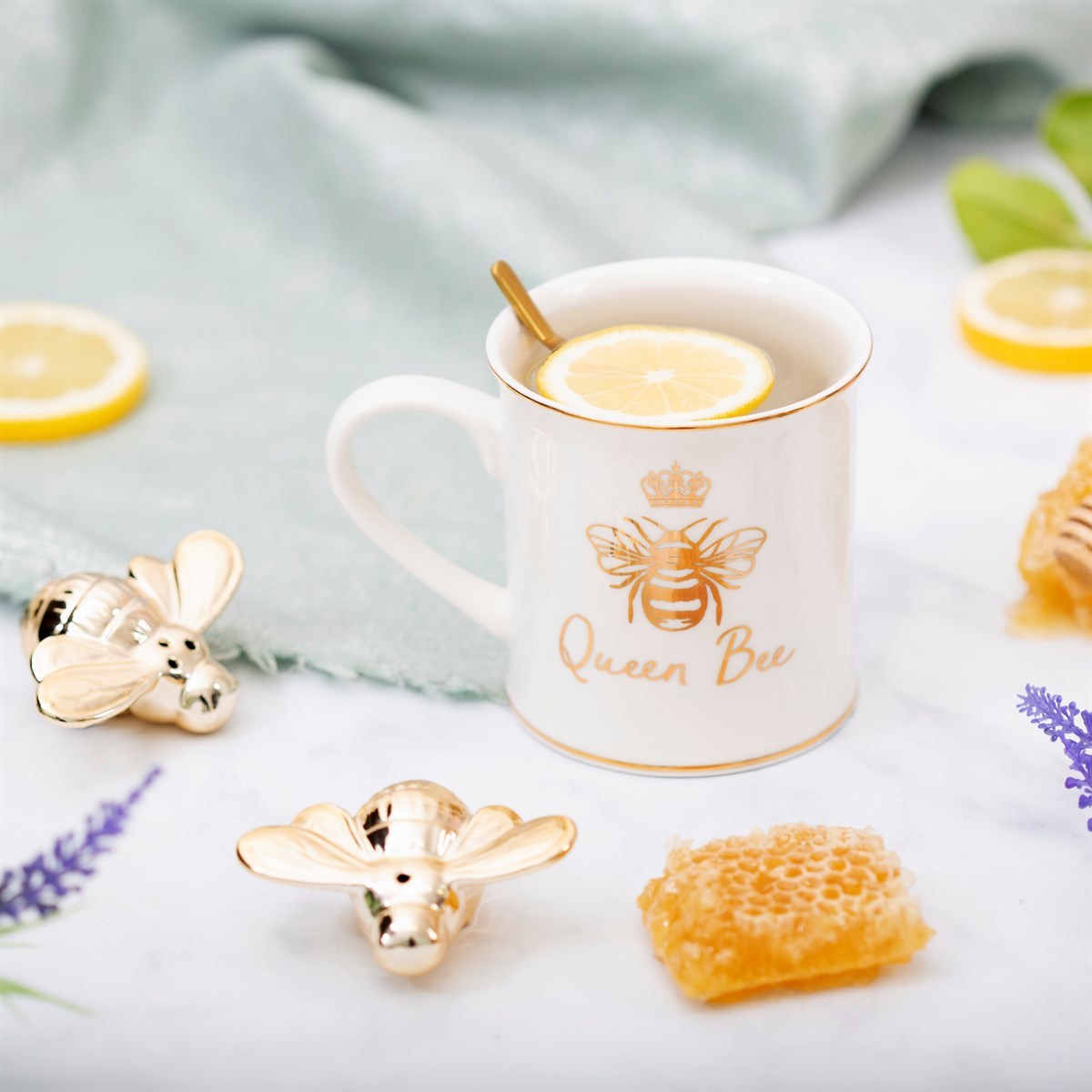 Sass & Belle: Queen Bee Mug - (400ml) image