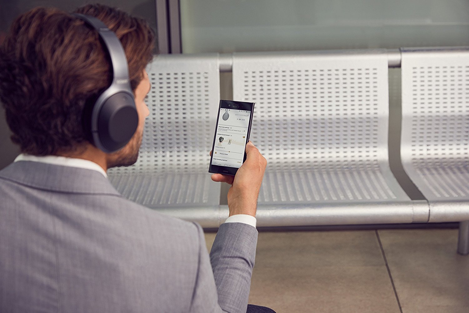 Sony WH-1000XM2 Wireless Noise Cancelling Headphones - Black image