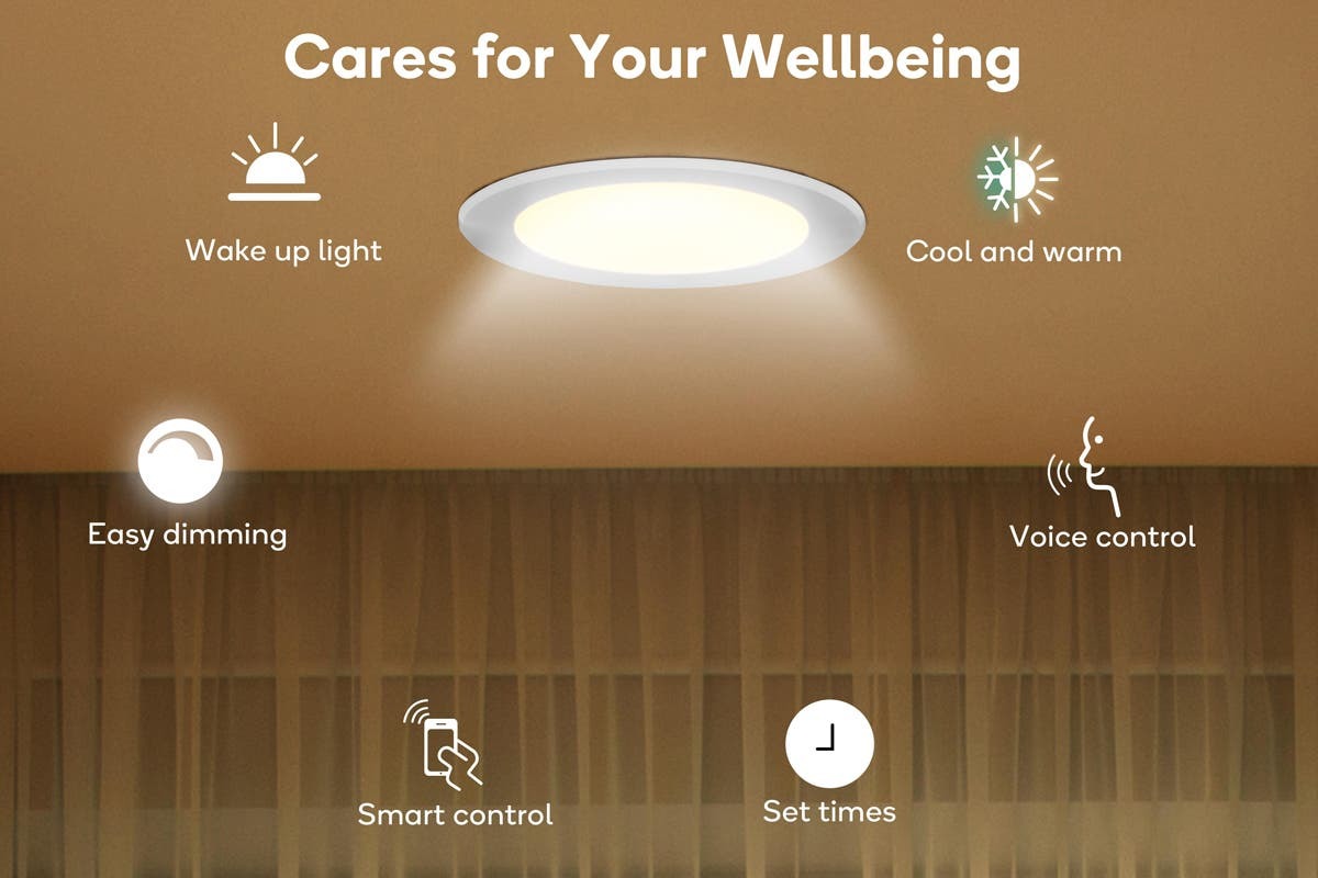 Kogan SmarterHome Smart LED Downlight (Colour & Whites, Bluetooth Mesh