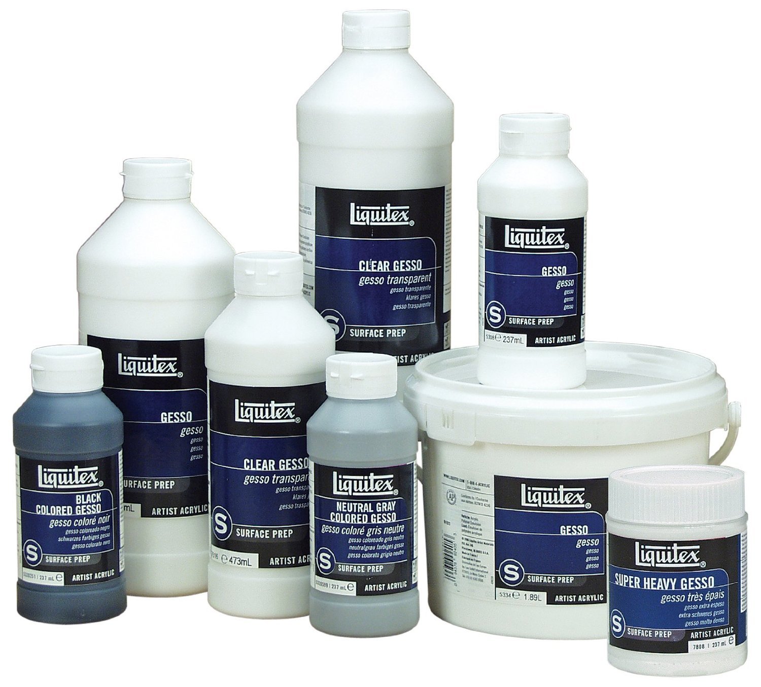 Liquitex Professional Acrylic Mediums - Clear Gesso 237ml/473ml