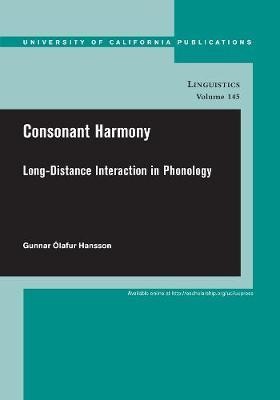 Consonant Harmony by Gunnar Olafur Hansson