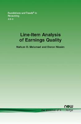 Line-item Analysis of Earnings Quality by Nahum D. Melumad image