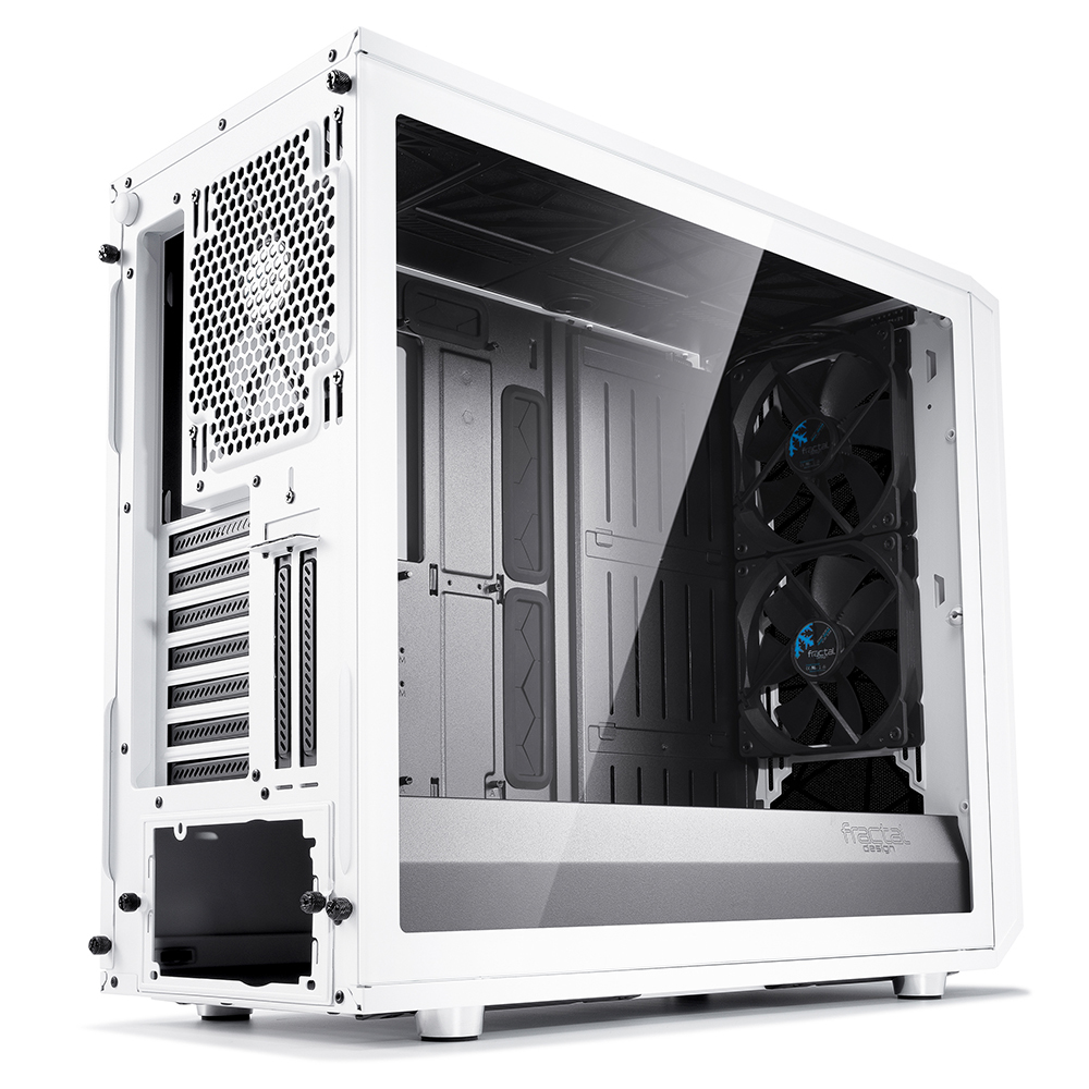 Fractal Design: Meshify S2 - White - Clear Tempered Glass