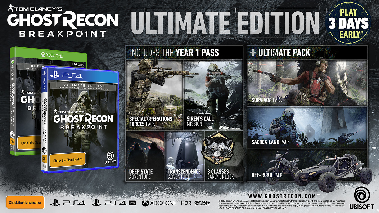 Tom Clancy's Ghost Recon Breakpoint Ultimate Edition for PS4 image