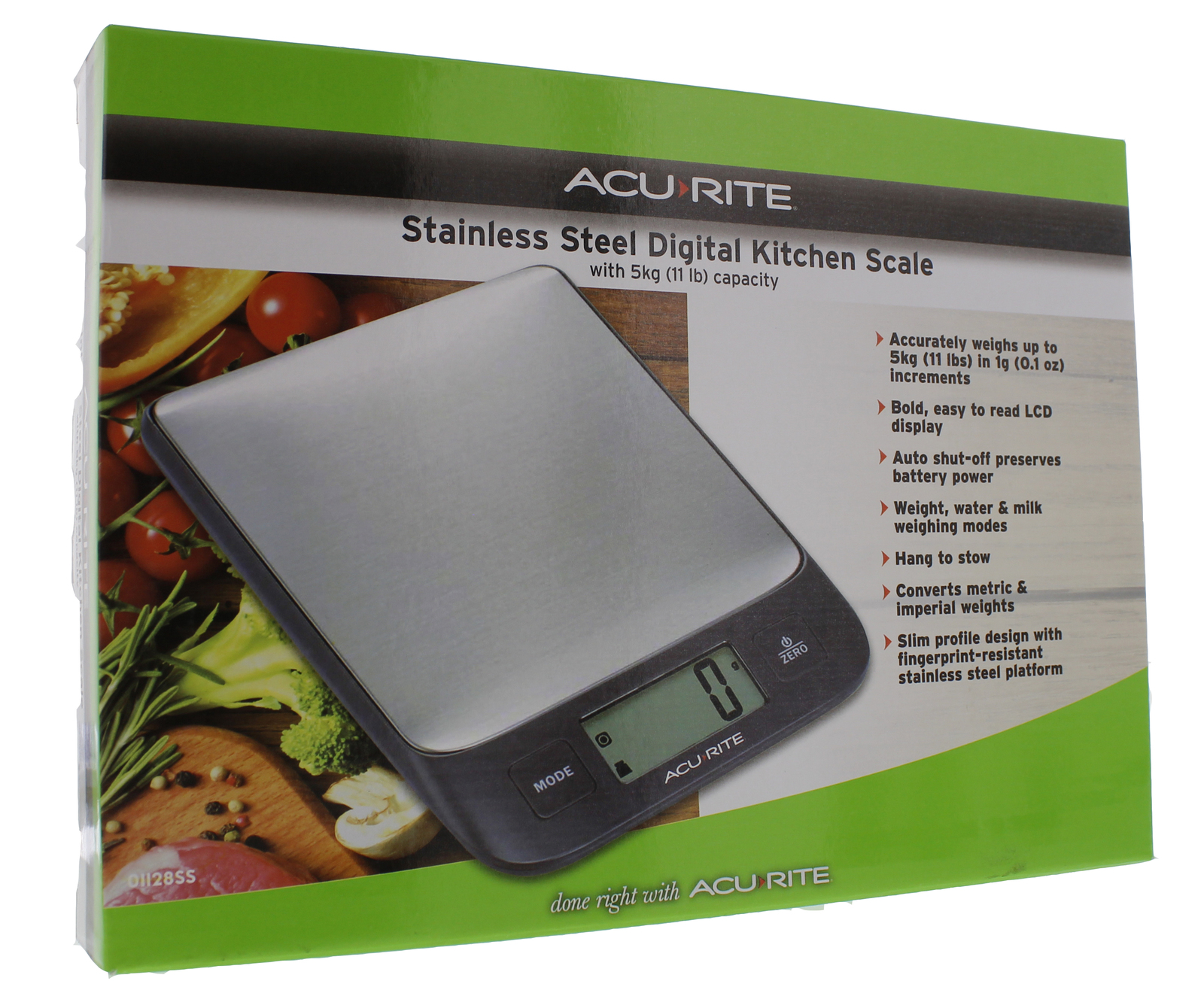 Acurite Stainless Steel Digital Kitchen Scales at Mighty Ape NZ