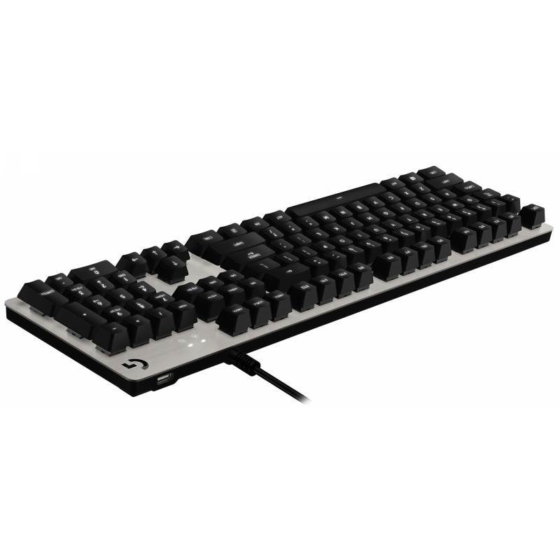 Logitech G413 Mechanical Backlit Gaming Keyboard - Silver on PC