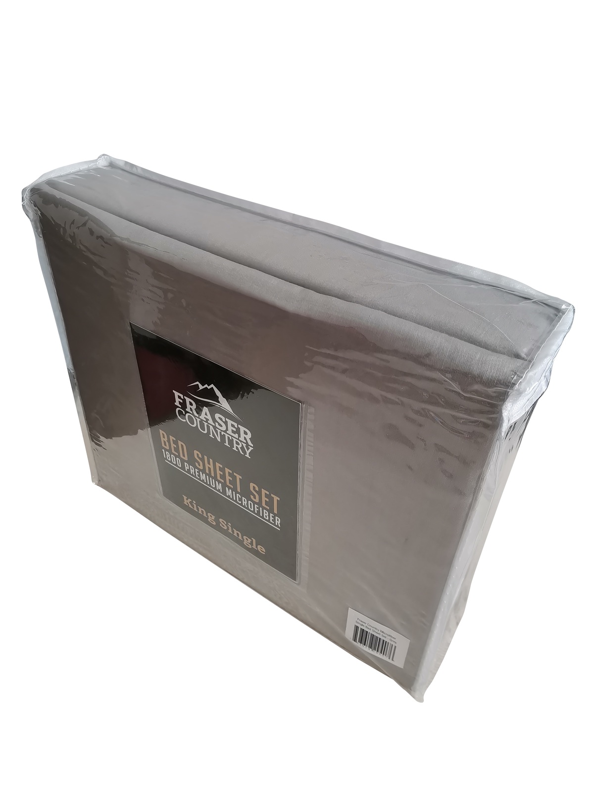 Fraser Country: Premium Microfibre King Single Bed Sheet Set - Grey image