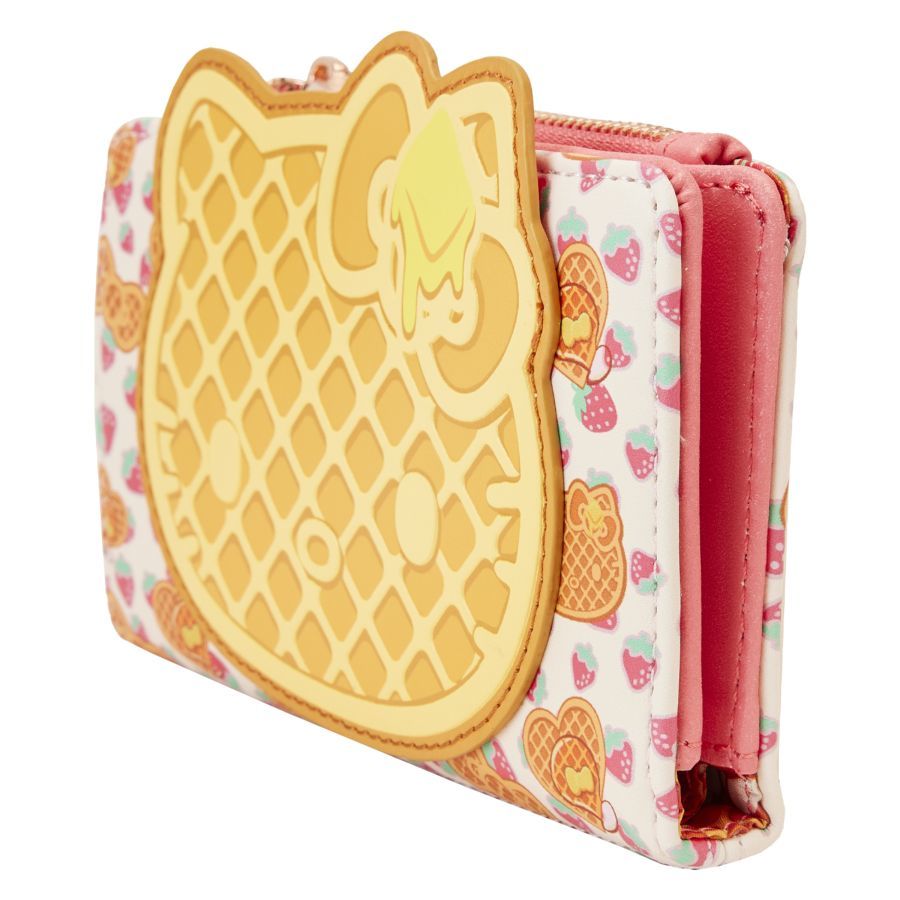 Loungefly Hello Kitty Breakfast Waffle Flap Wallet at Mighty Ape