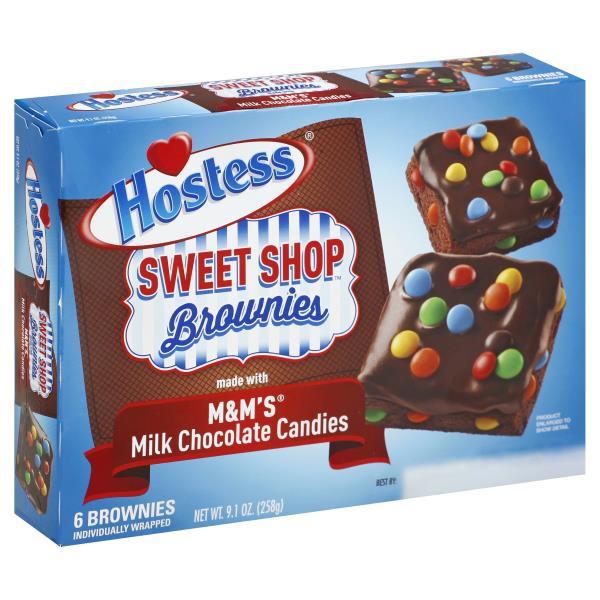 Hostess Sweet Shop Brownies with M&Ms 6pk image