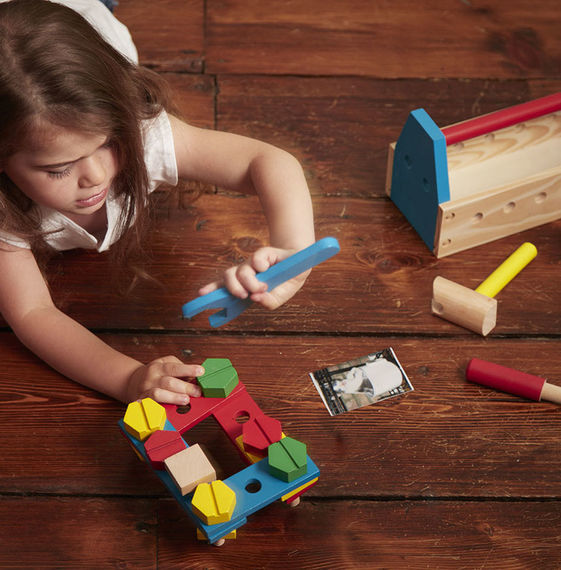 Melissa & Doug: Wooden Take-Along Tool Kit image