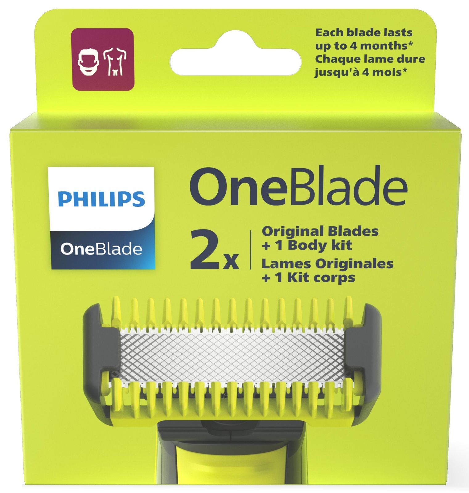 Buy Philips OneBlade Body Kit (2 Pack) at Mighty Ape NZ