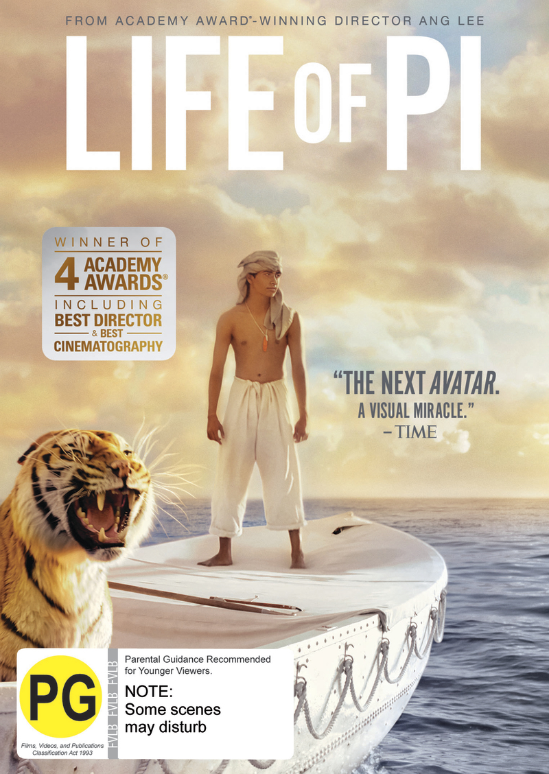 Life of Pi on DVD image