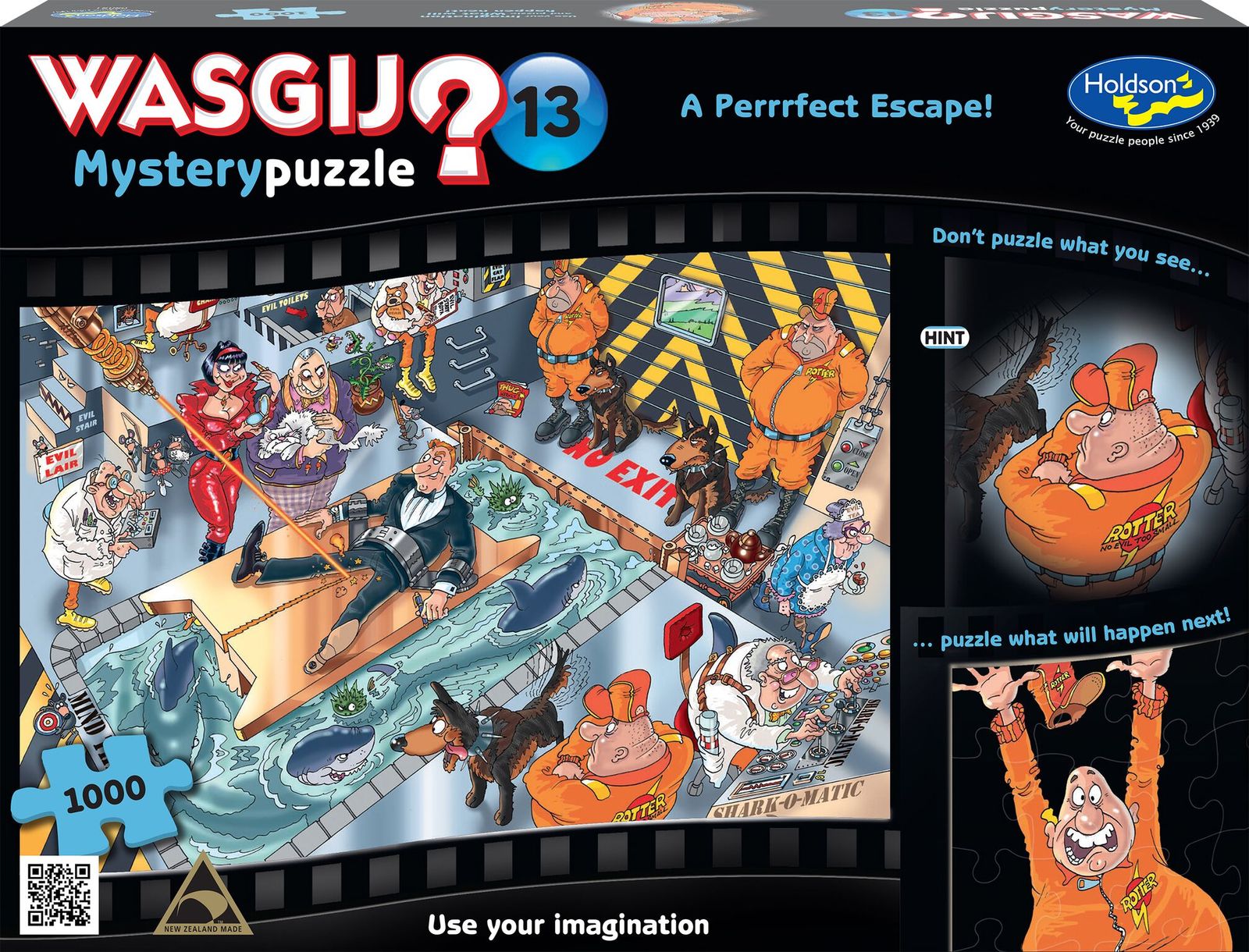 Wasgij: 13 - Mystery A Purrfect Escape 1000 Piece Puzzle