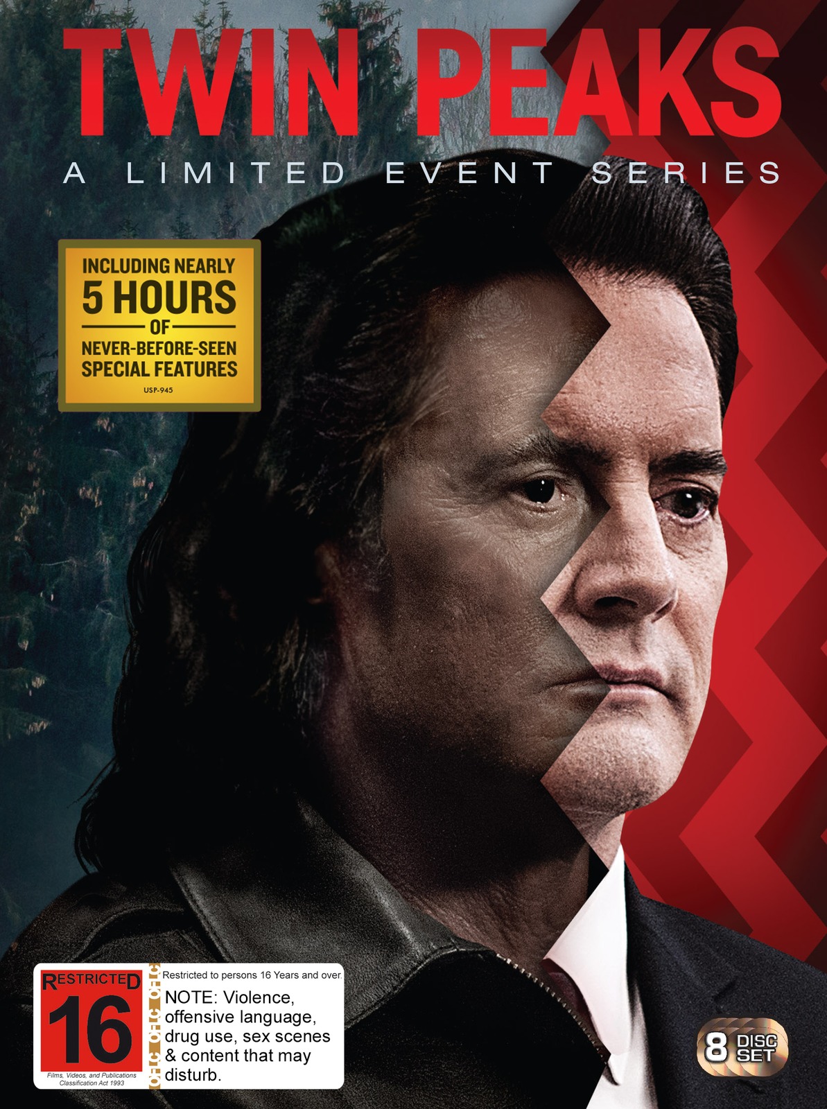 Twin Peaks: A Limited Event Series (2017) on DVD image