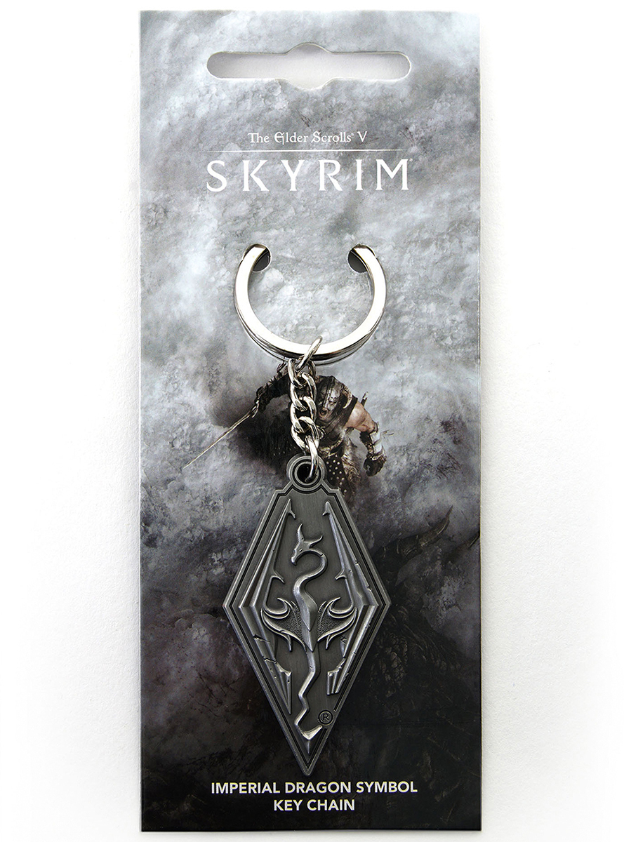 Skyrim "Dragon Symbol" Keychain image