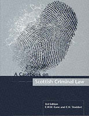 Casebook on Scottish Criminal Law by Professor Christopher H. W. Gane image