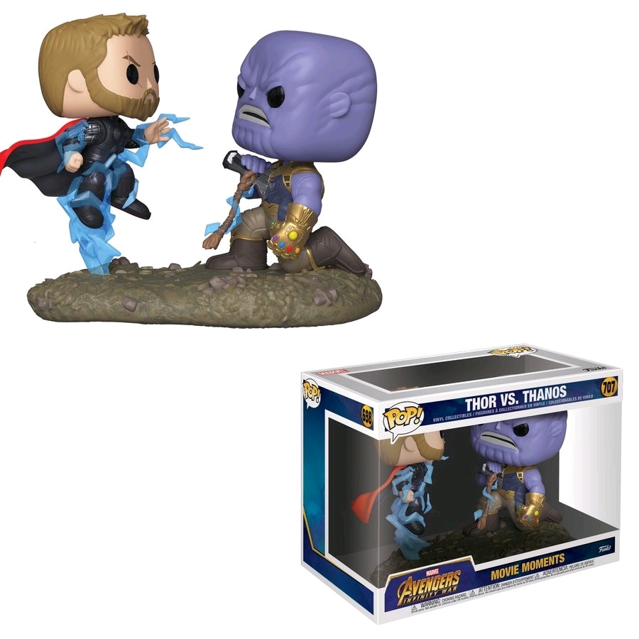 Thor vs Thanos - Pop! Movie Moment Figure image